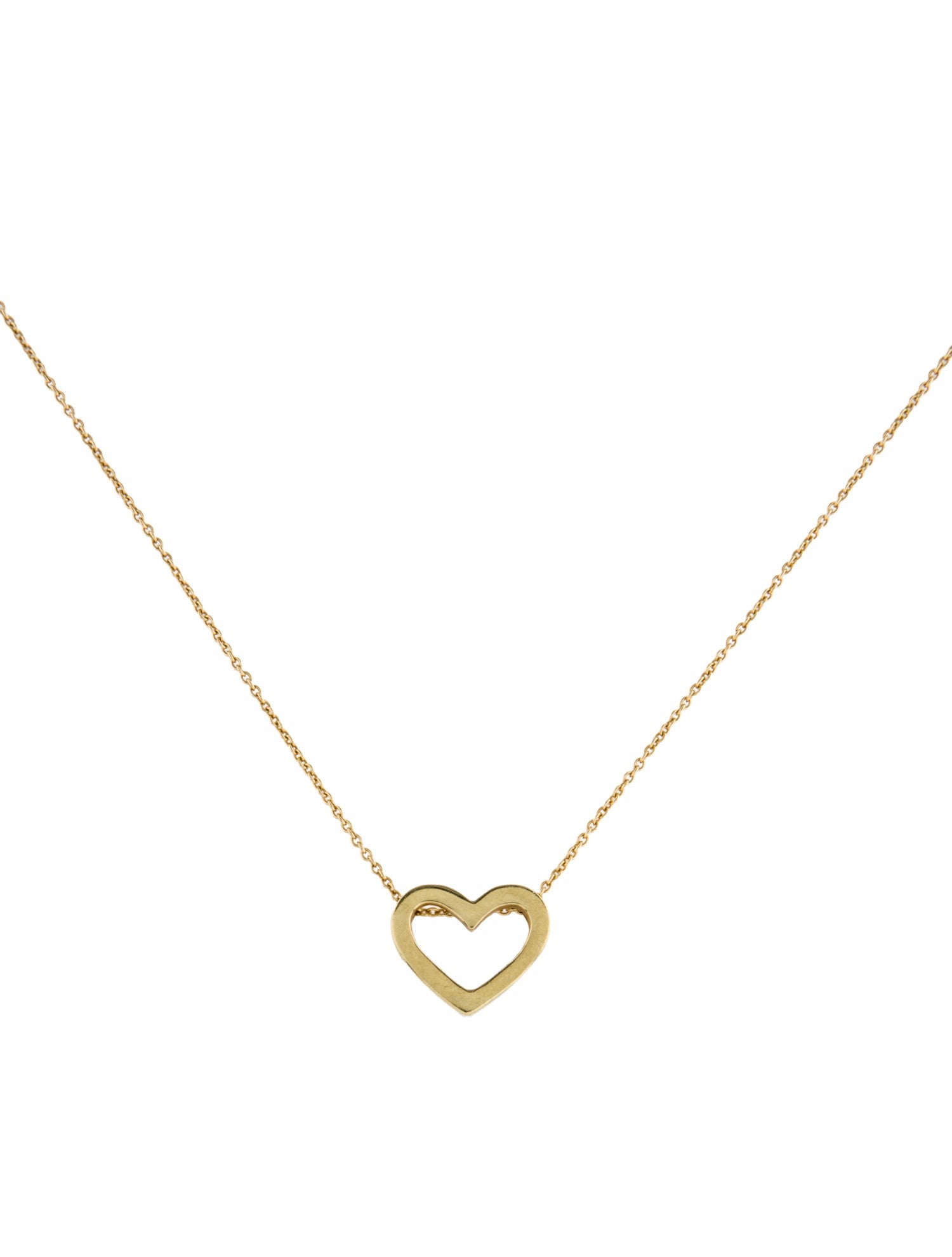 Roberto Coin 18K Tiny Treasures Heart Pendant Necklace