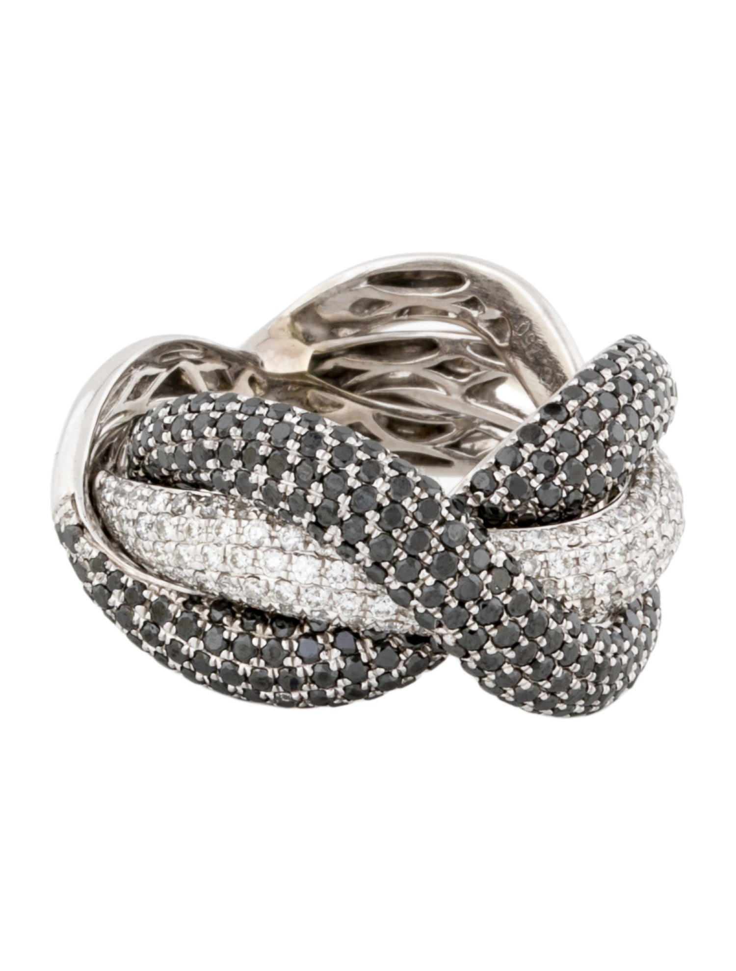 Roberto Coin 18K 2.65ctw Diamond Twist Cocktail Ring