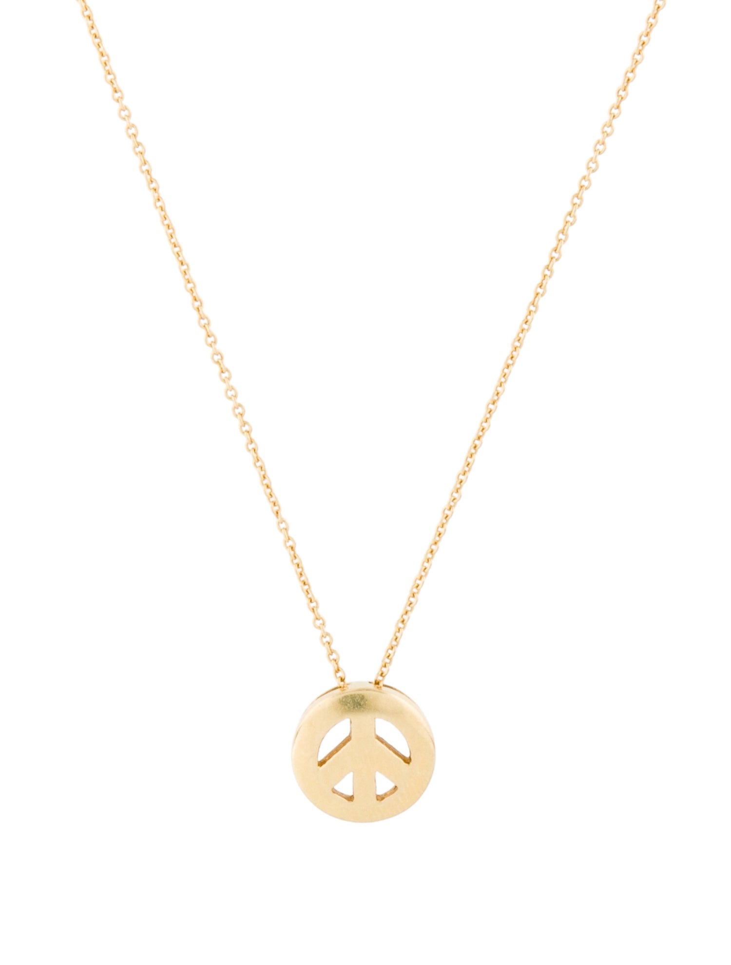 Roberto Coin 18K Peace Pendant Necklace