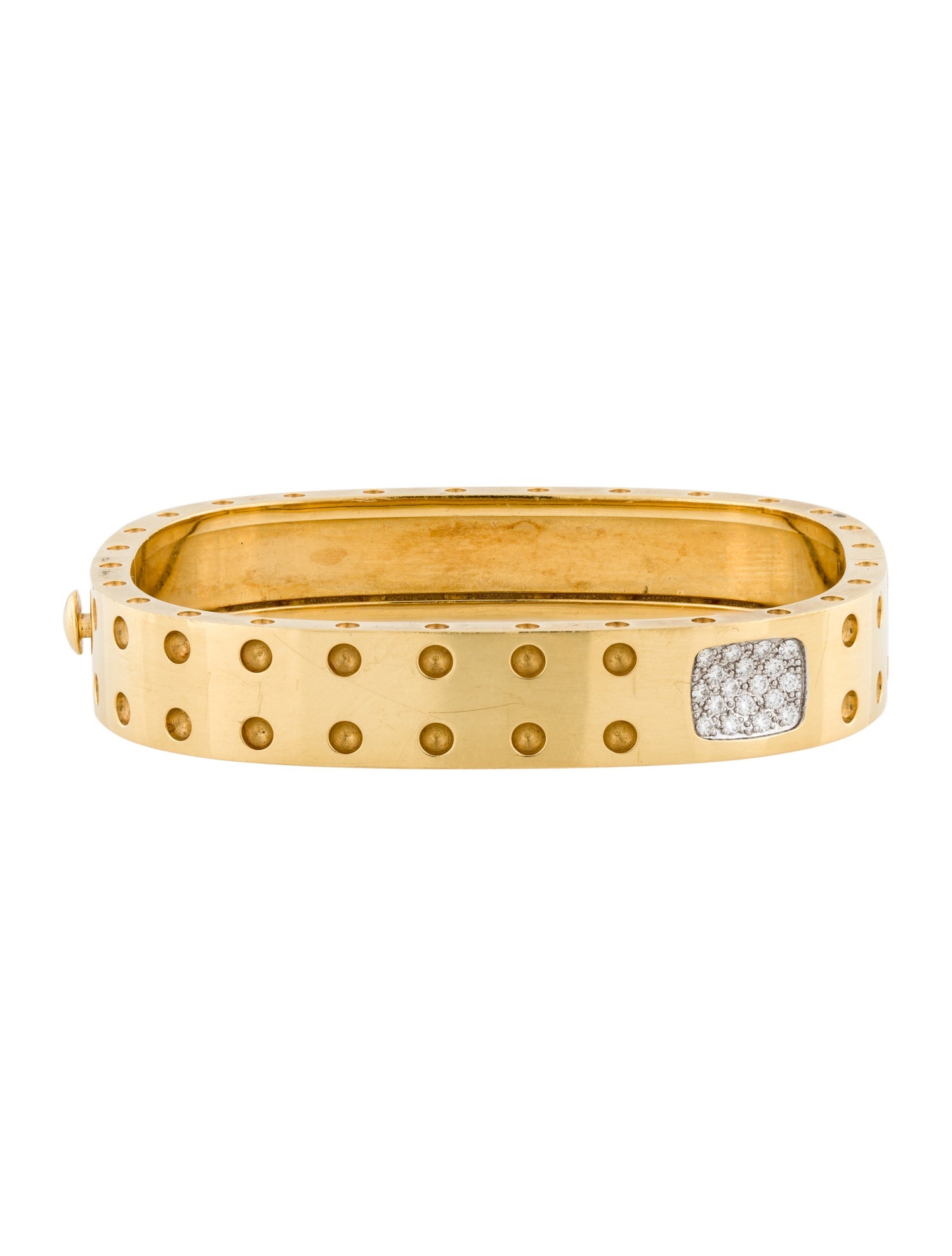 Roberto Coin 18K Diamond Pois Moi Bangle