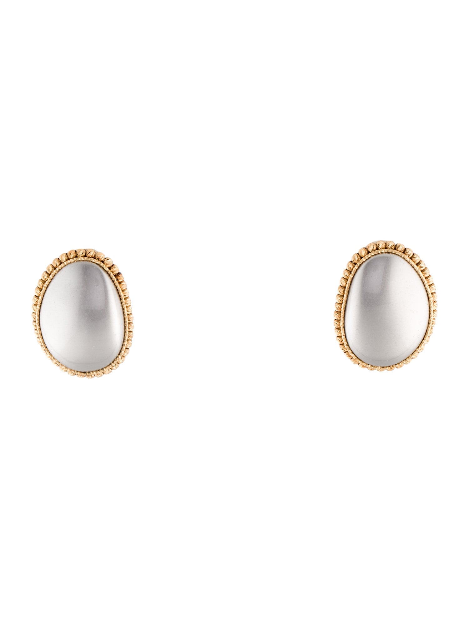 Roberto Coin 18K Two-Tone Earclips