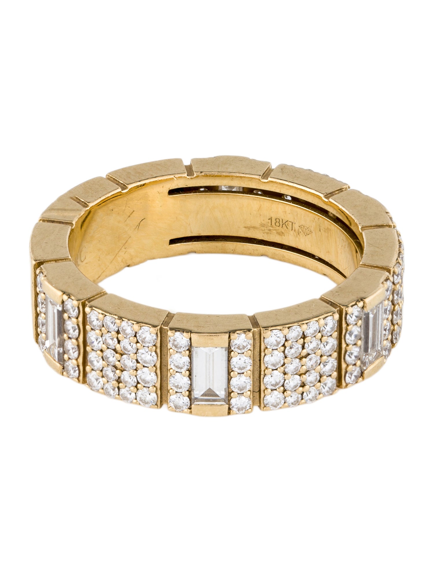 Roberto Coin 18K Diamond Obelisco Band