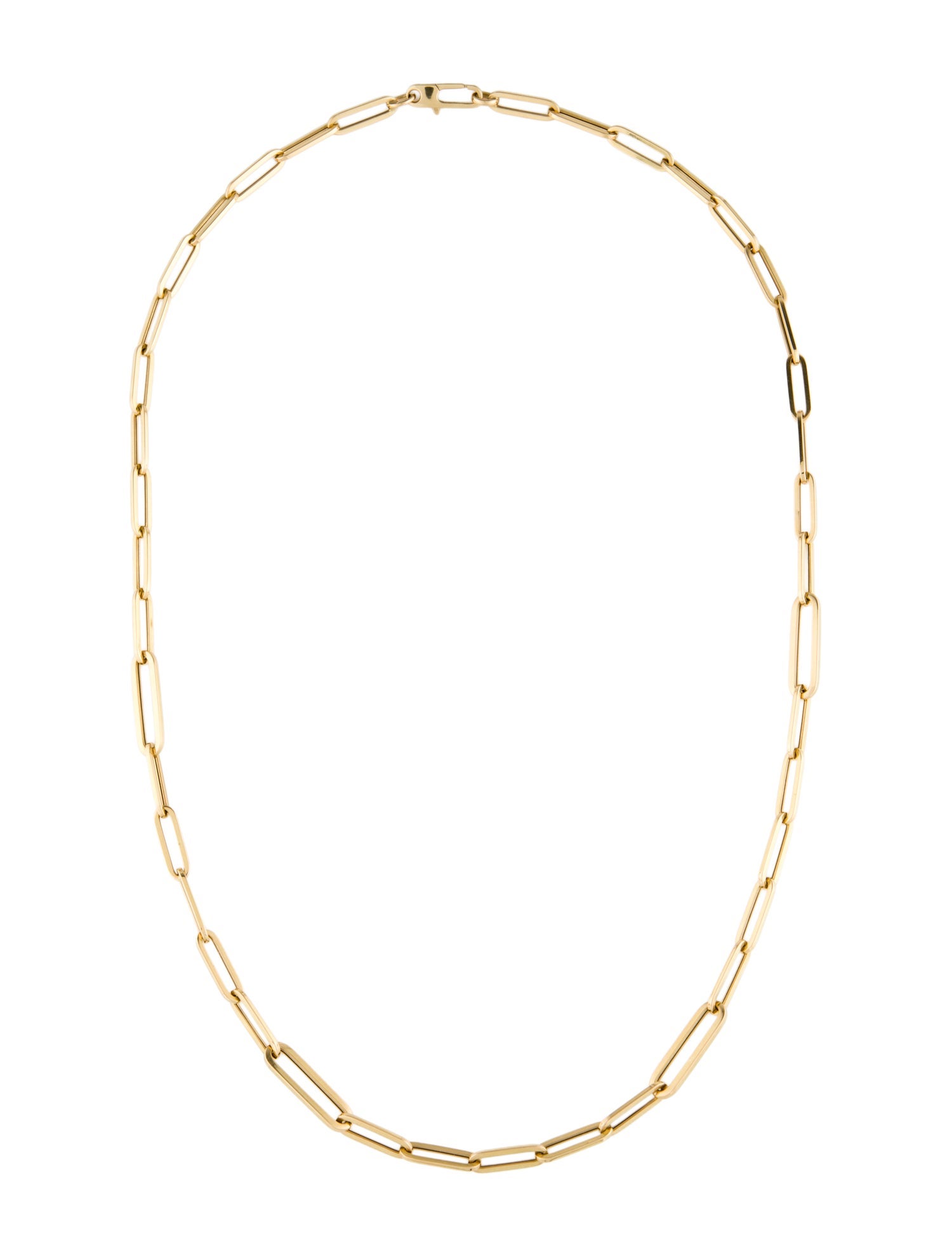 Roberto Coin 18K Paper Clip Chain Necklace