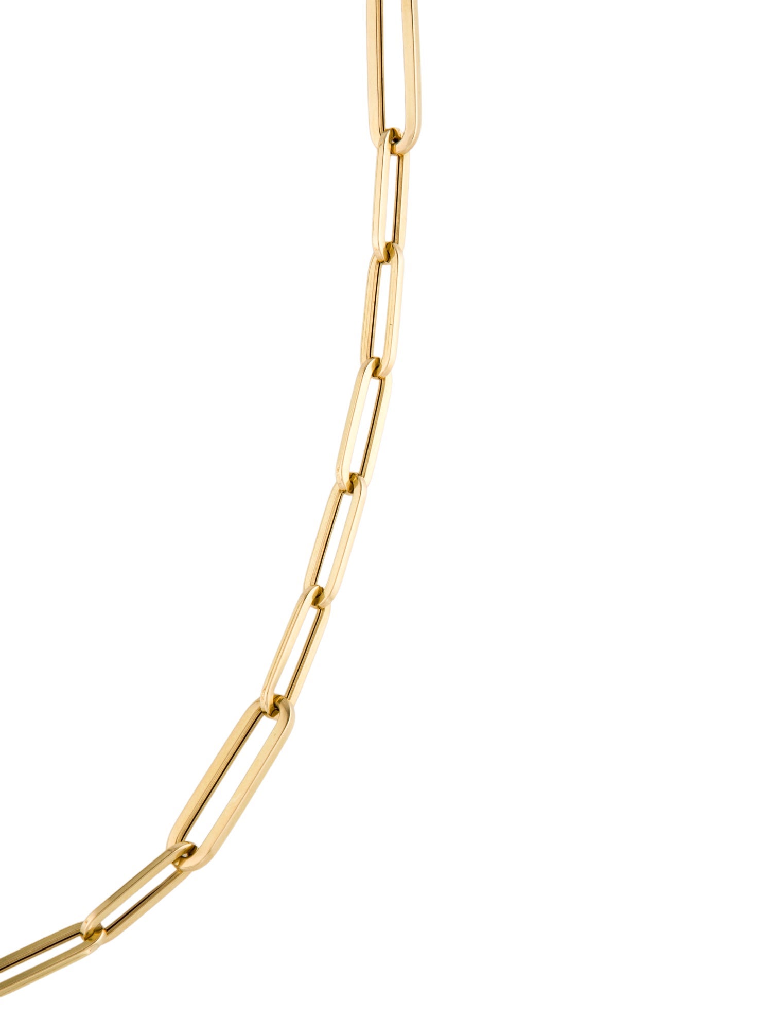 Roberto Coin 18K Paper Clip Chain Necklace