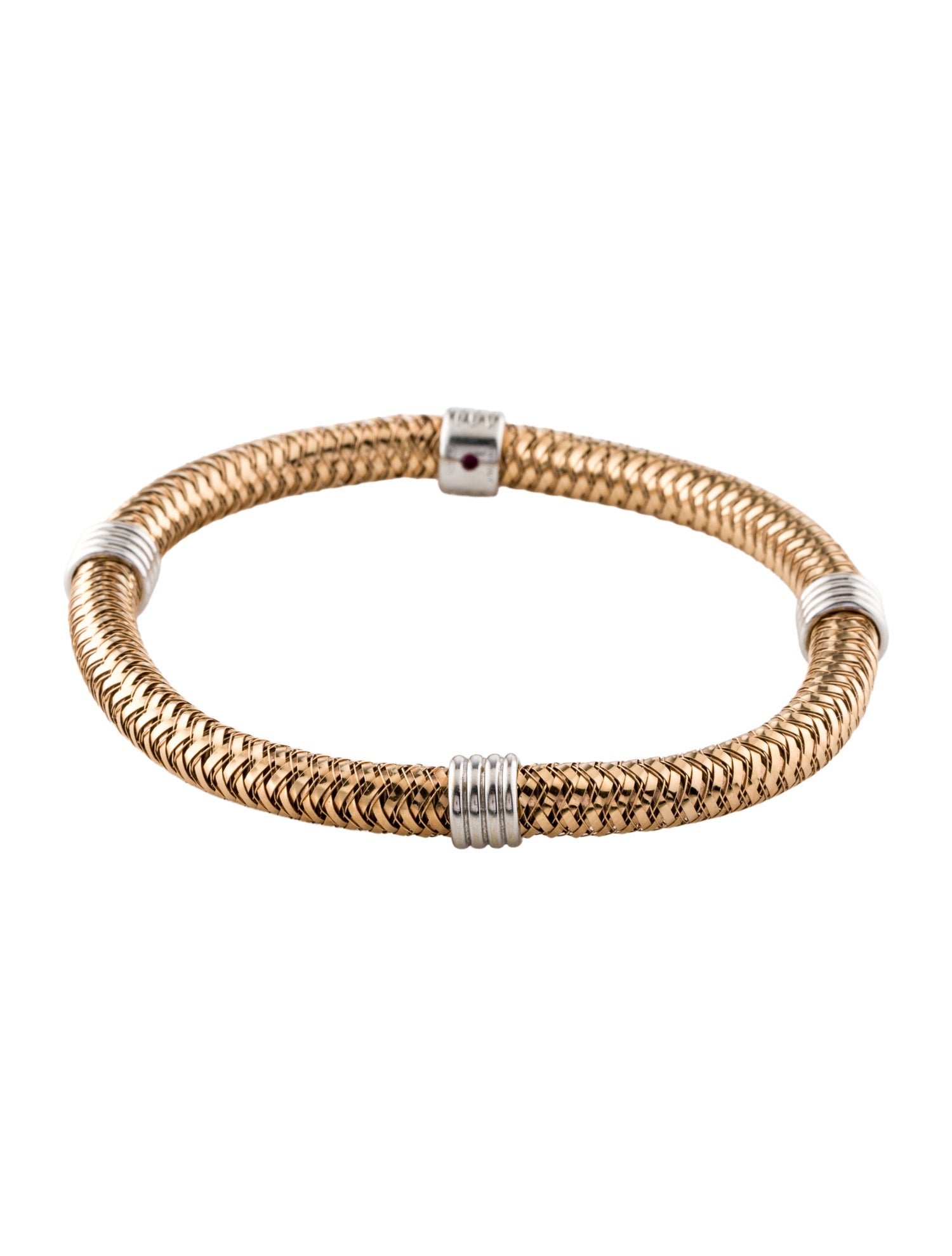 Roberto Coin 18K Primavera Flex Station Bracelet