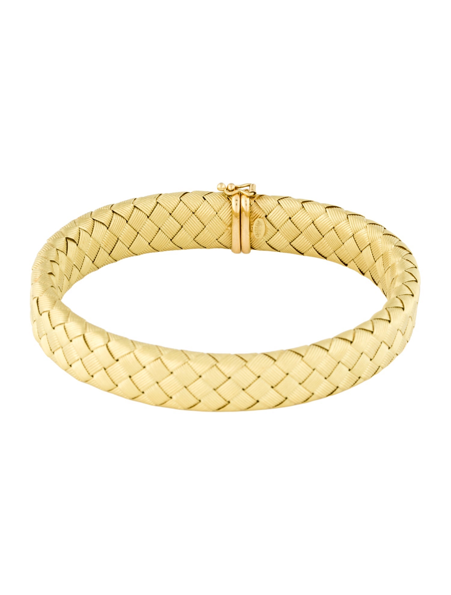 Roberto Coin 18K Sapphire & Diamond Woven Link Bracelet