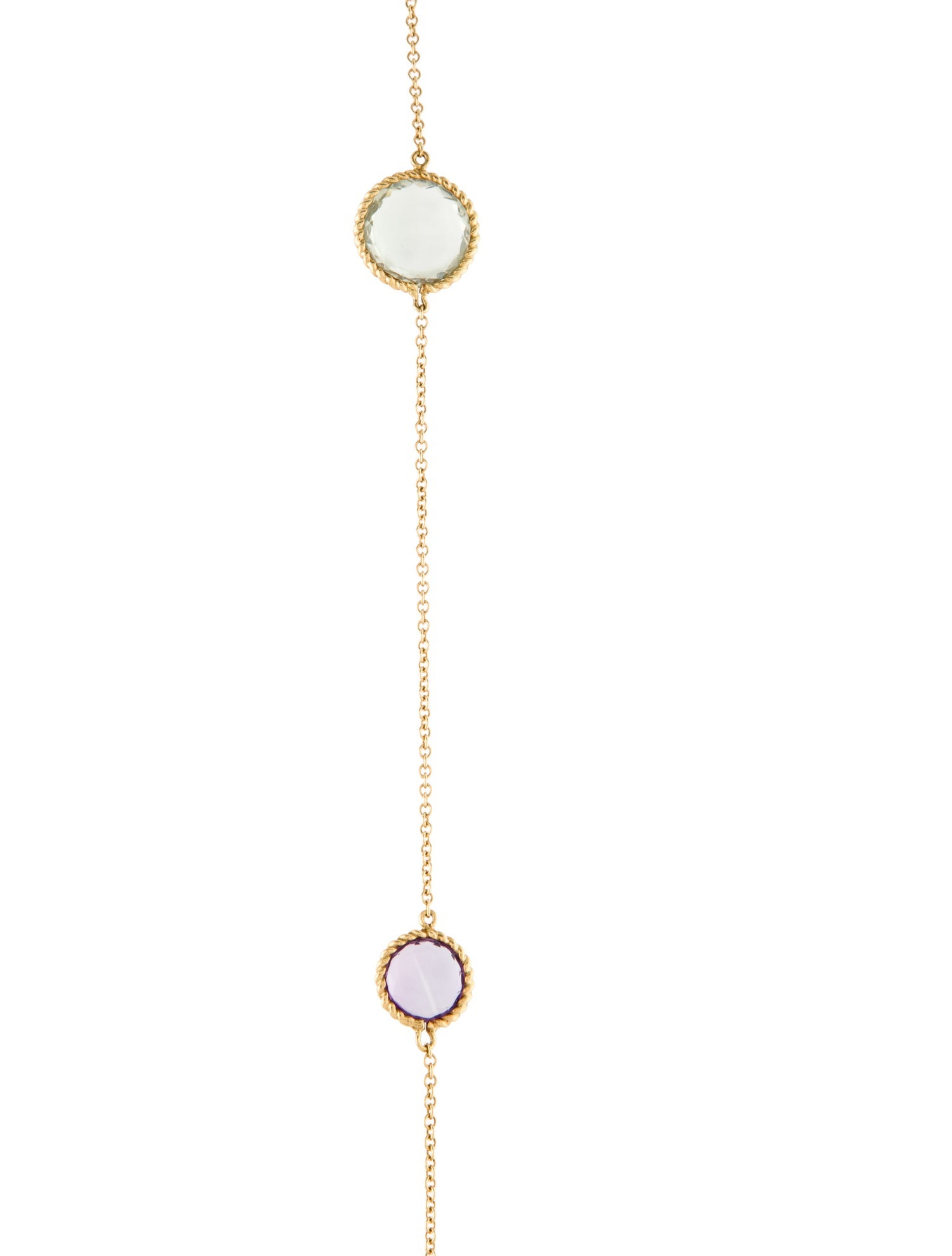 Roberto Coin 18K Multistone Ipanema Station Necklace