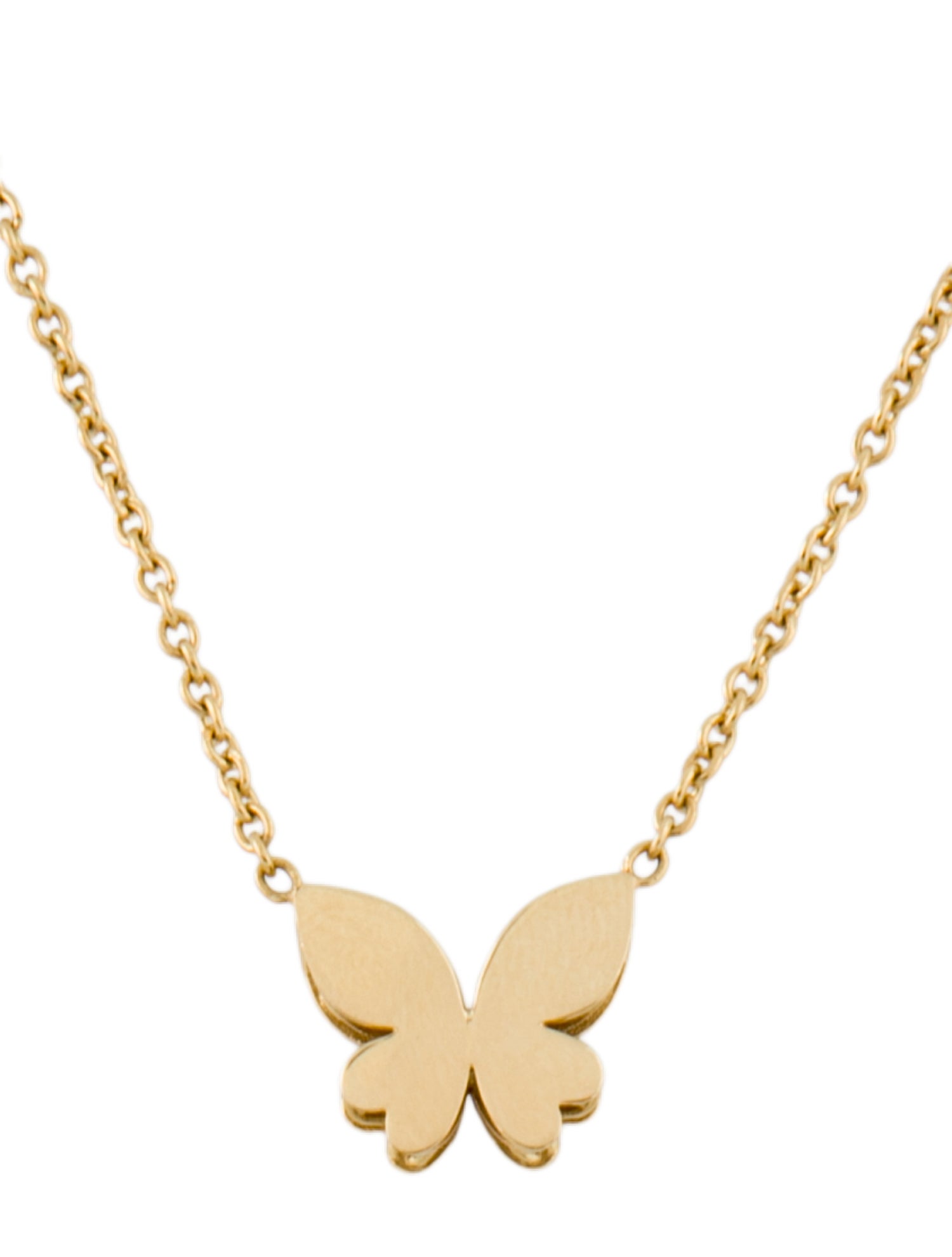 Roberto Coin 18K Double Butterfly Chain Necklace