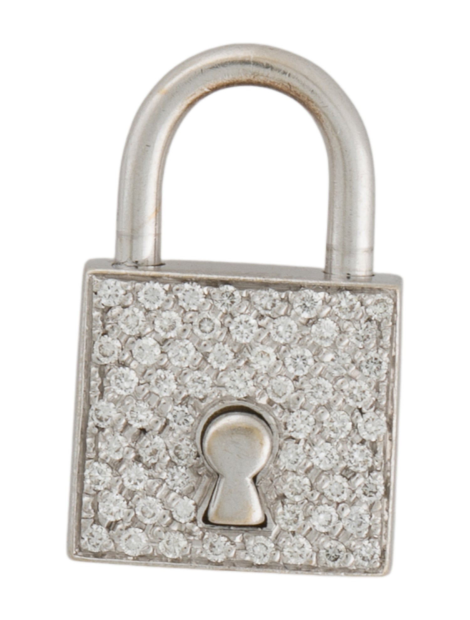 Roberto Coin 18K Diamond Appassionata Lock Pendant