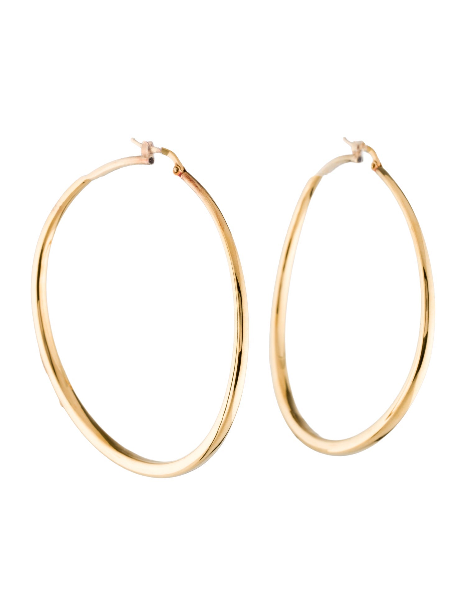 Roberto Coin 18K Graduated Hoop Earrings