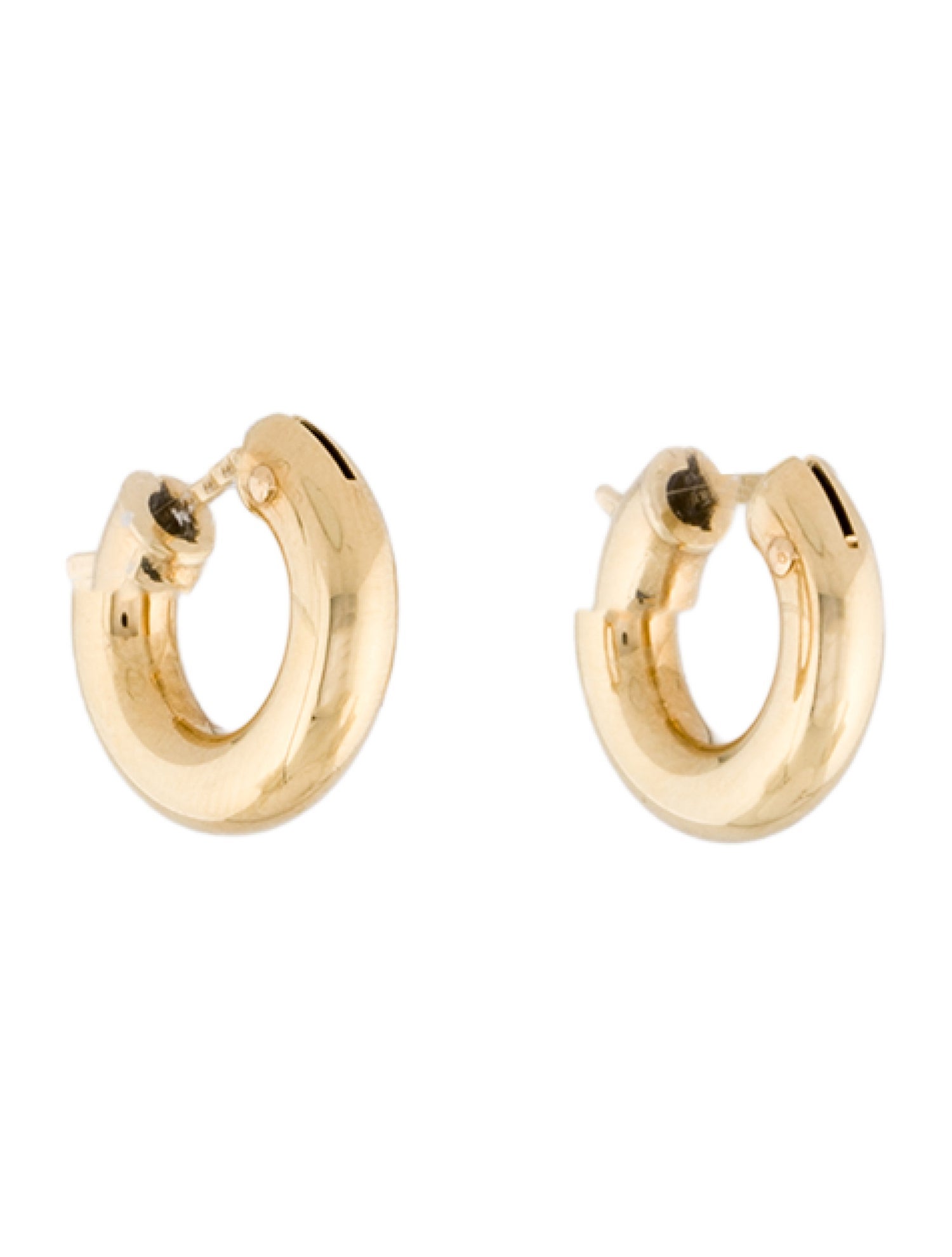 Roberto Coin 18K Everyday Huggie Hoop Earrings