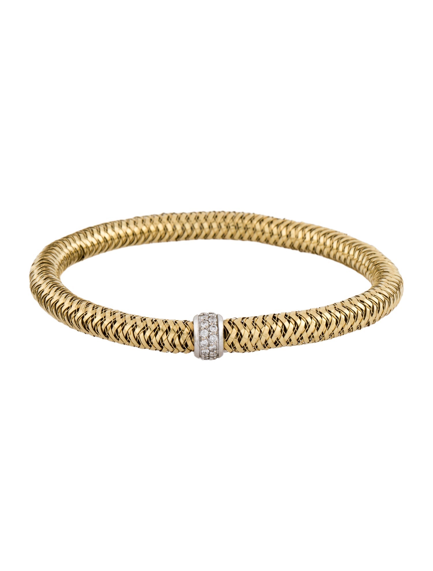 Roberto Coin 18K Diamond Accent Primavera Bracelet