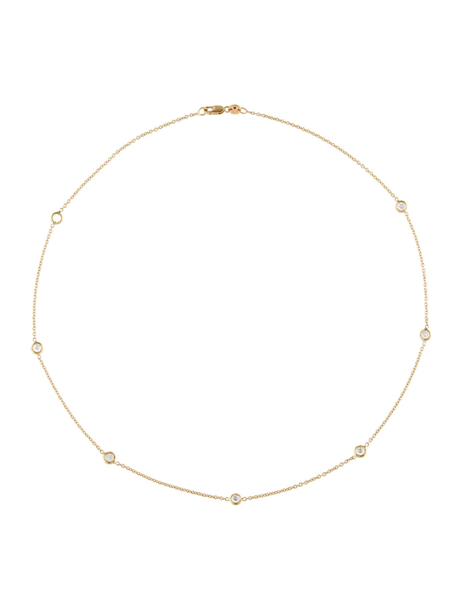Roberto Coin 18K Diamonds By The Inch Station Necklace