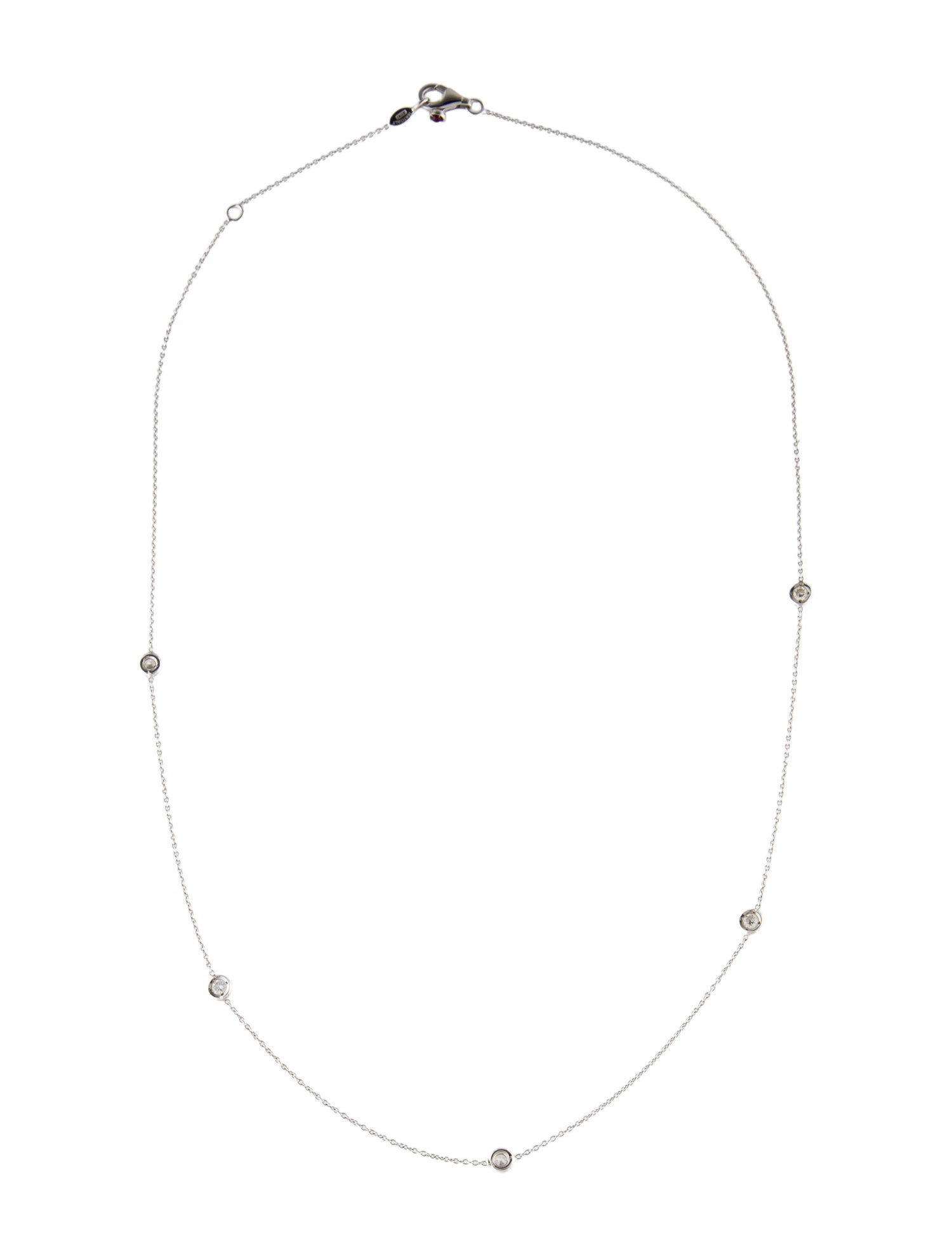 Roberto Coin 18K Diamond Station Necklace