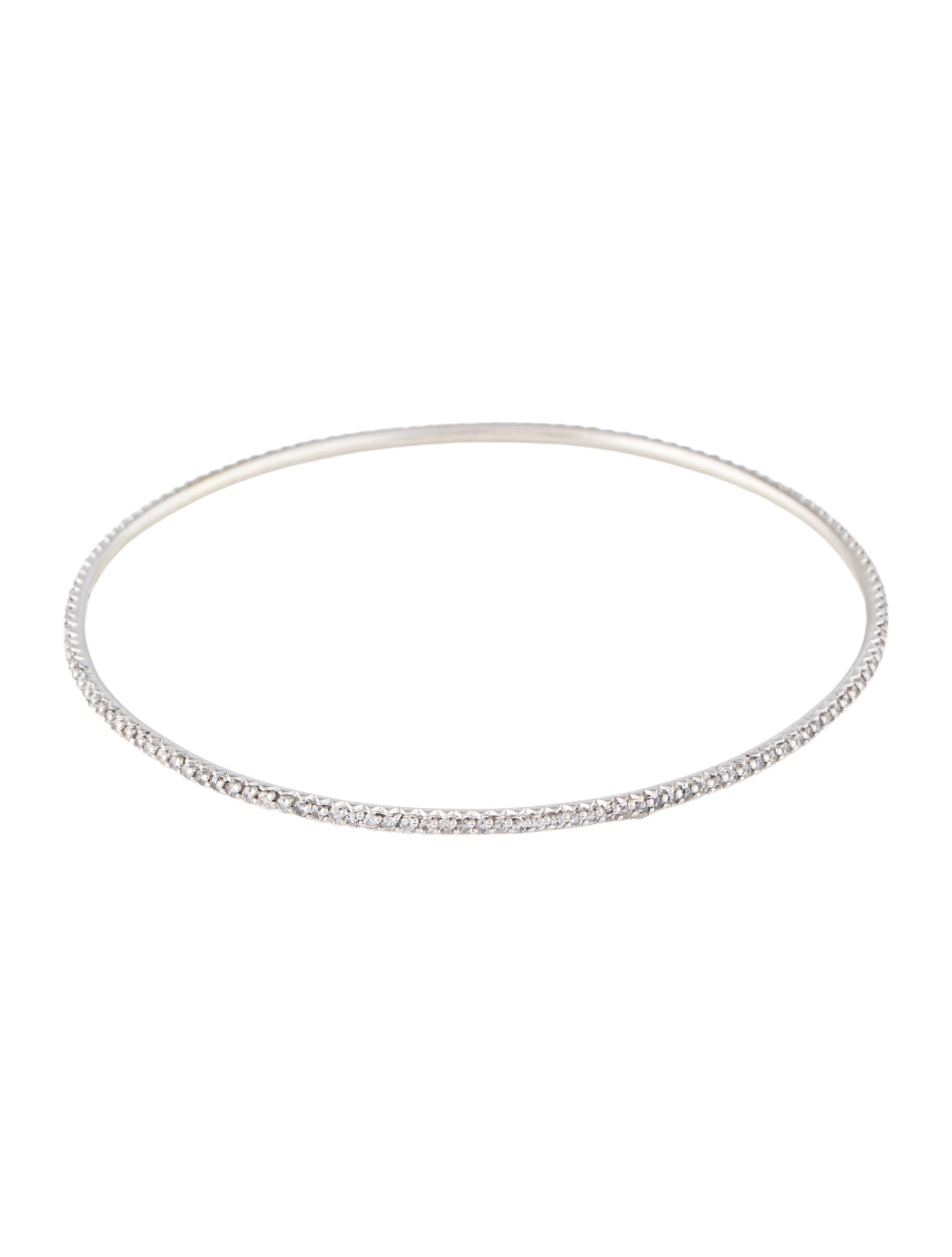 Roberto Coin 18K Diamond Accented Bangle Bracelet