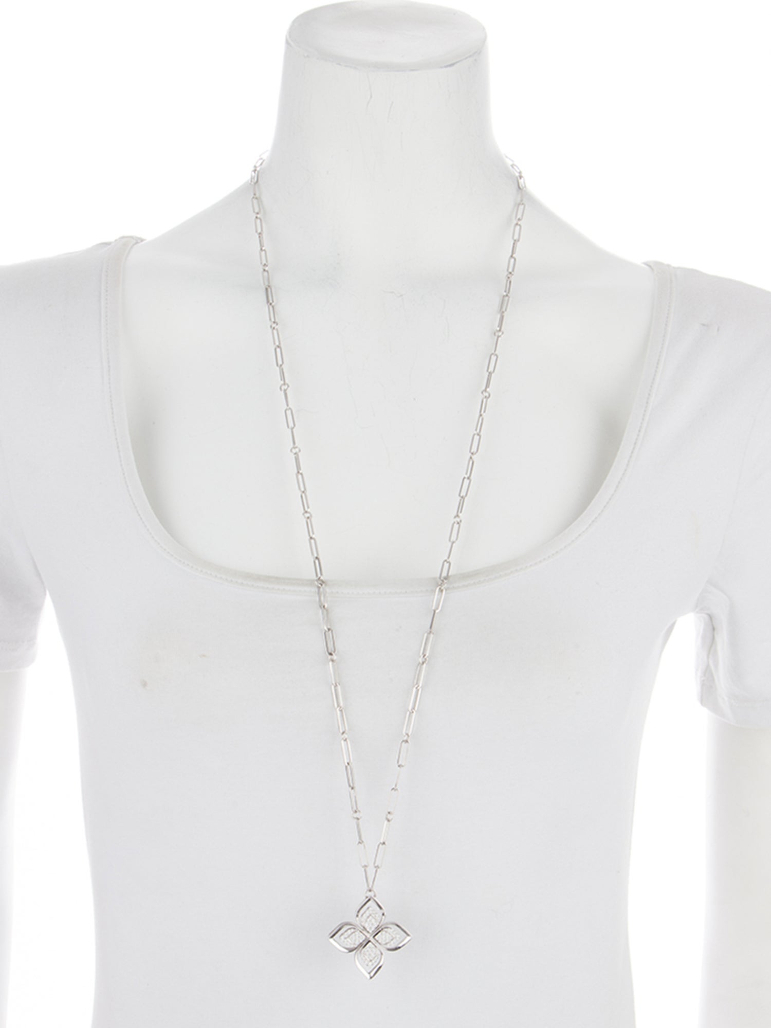Roberto Coin 18K Diamond Venetian Princess Pendant Necklace