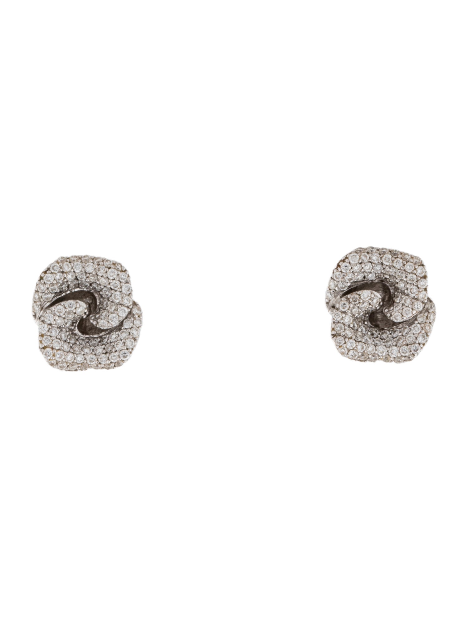 Roberto Coin 18K Diamond Flower Stud Earrings