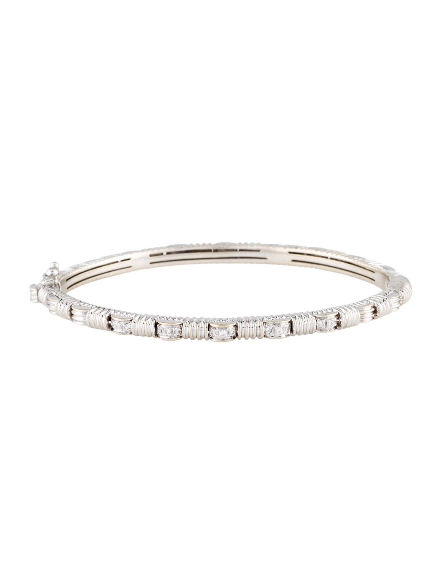 Roberto Coin 18K Diamond Piccolo Appassionata Bangle