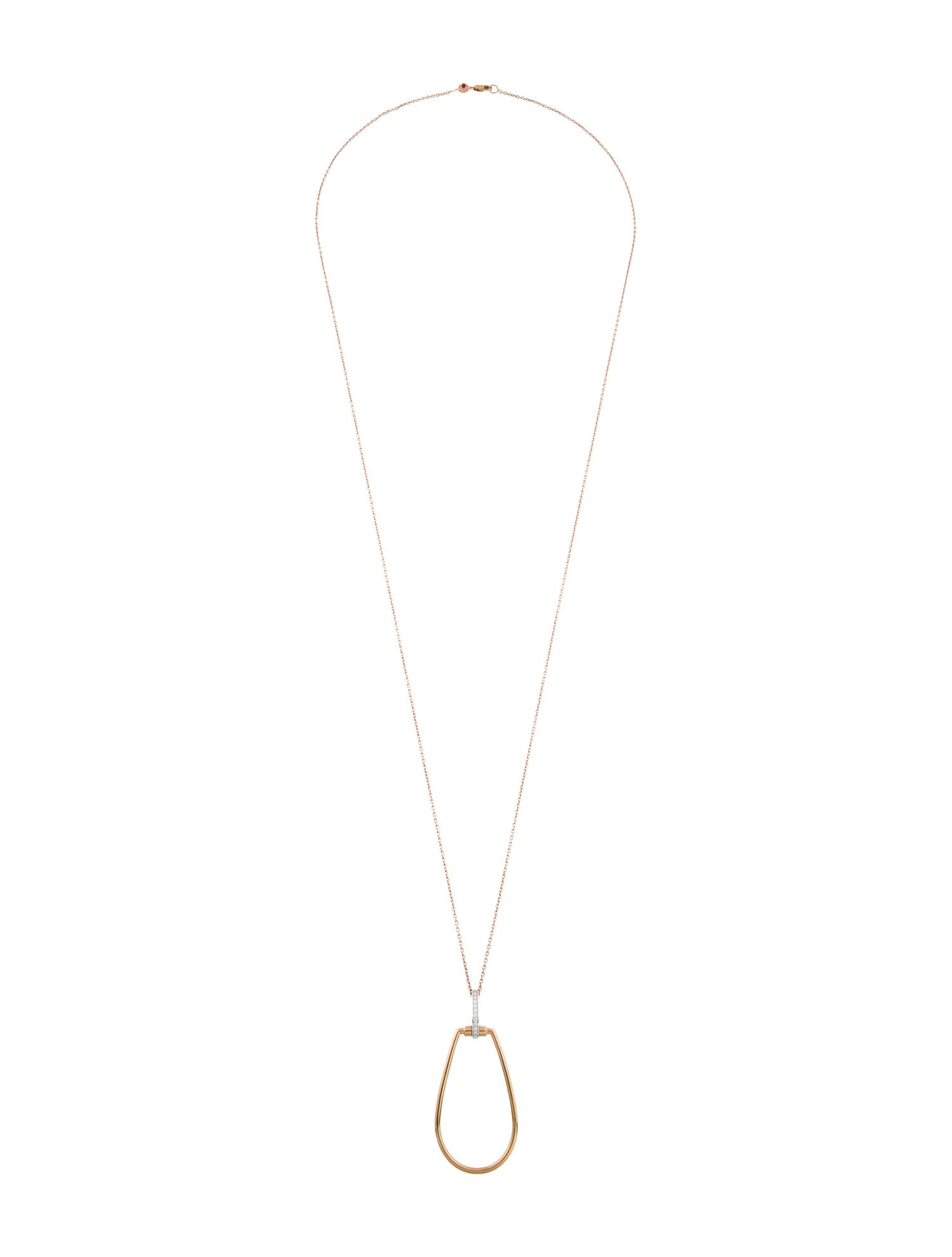 Roberto Coin 18K Two-Tone Diamond Pendant Necklace