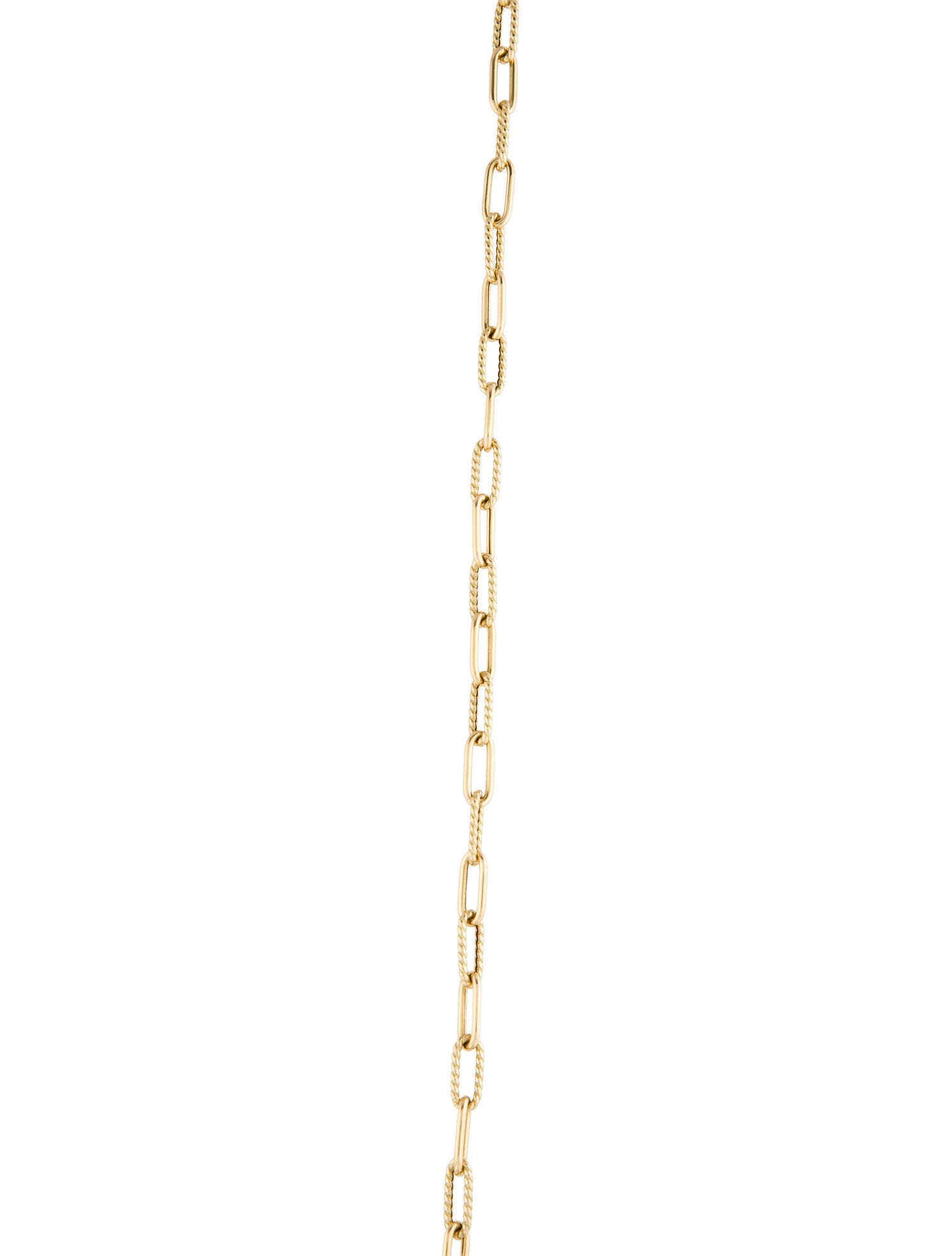 Roberto Coin 18K Alternating Paperclip Link Chain Necklace