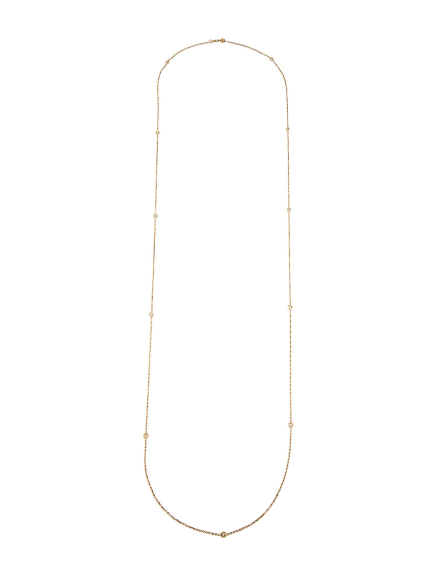 Roberto Coin 18K Diamond Station Necklace