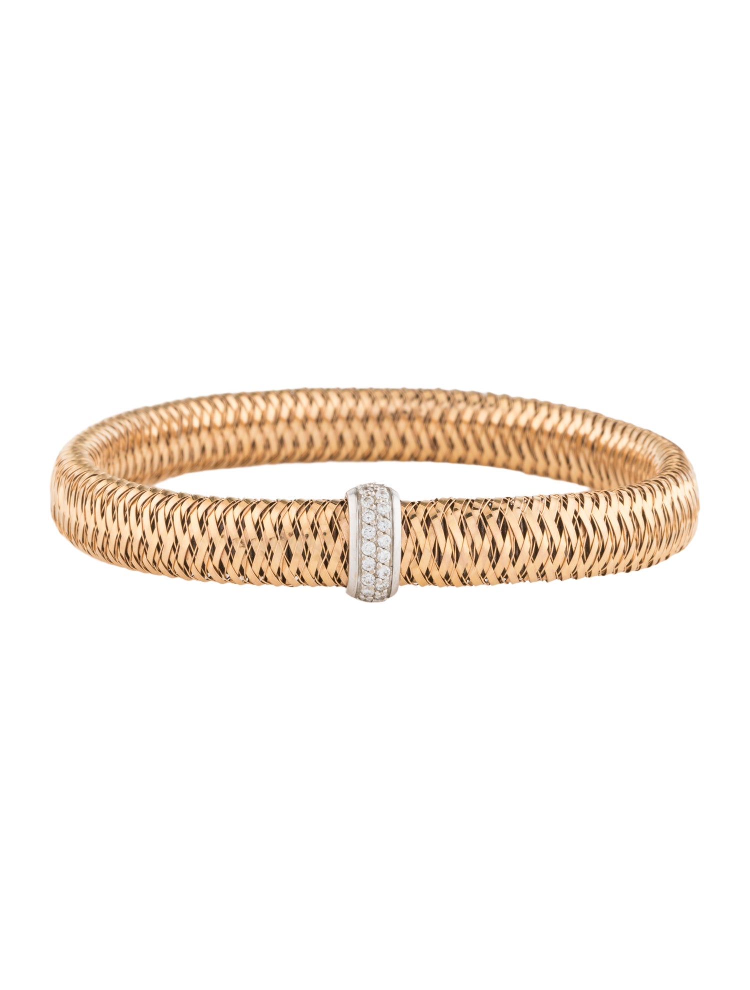 Roberto Coin 18K Two-Tone Diamond Primavera Bracelet