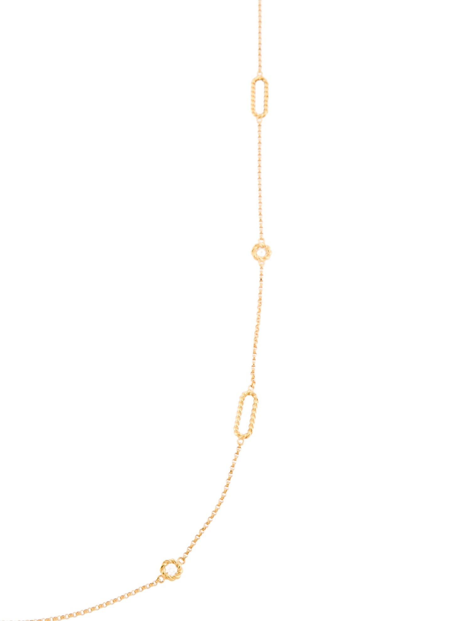 Roberto Coin 18k Diamond Station Necklace