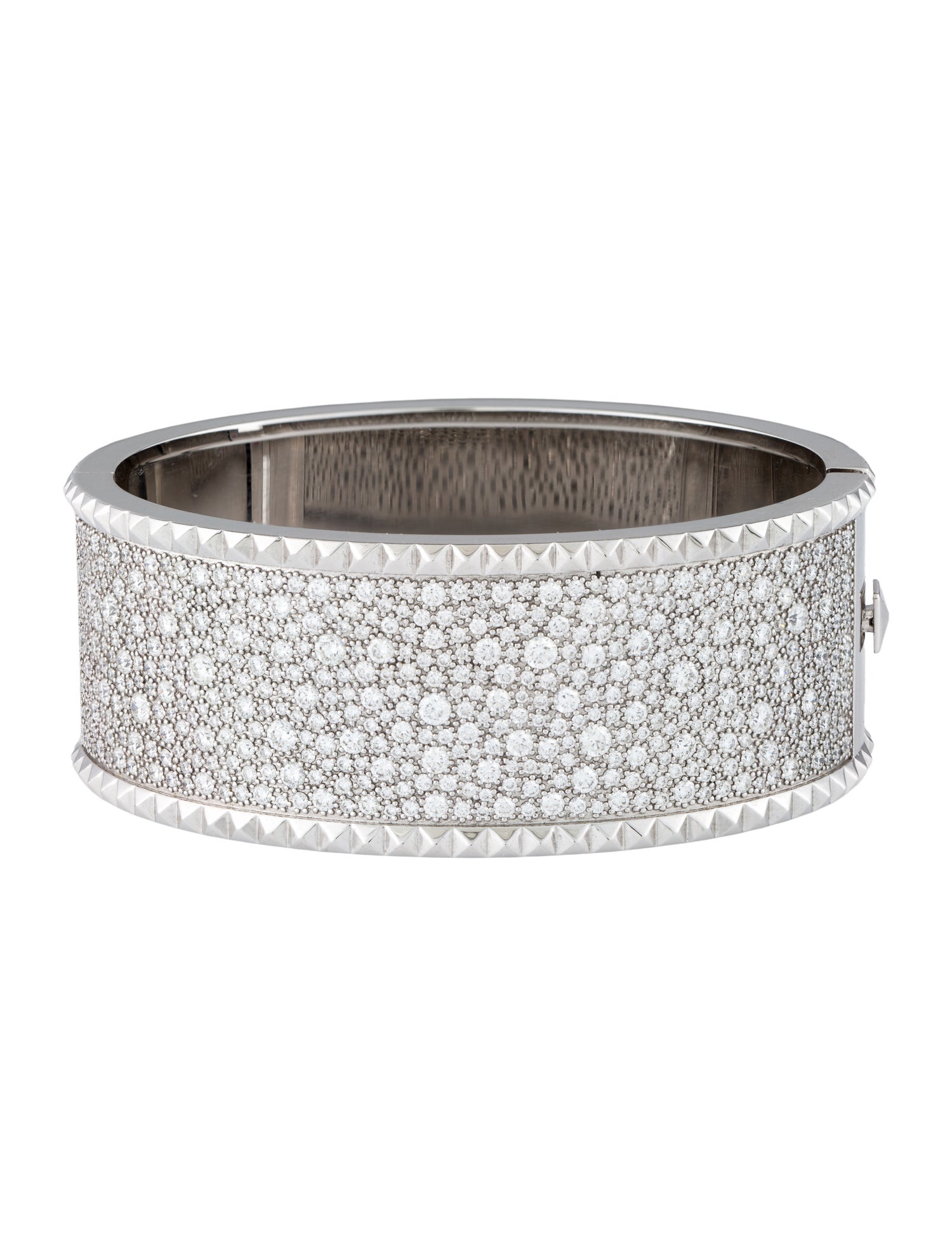 Roberto Coin 18K 6.85ctw Diamonds & Rock Bangle Bracelet