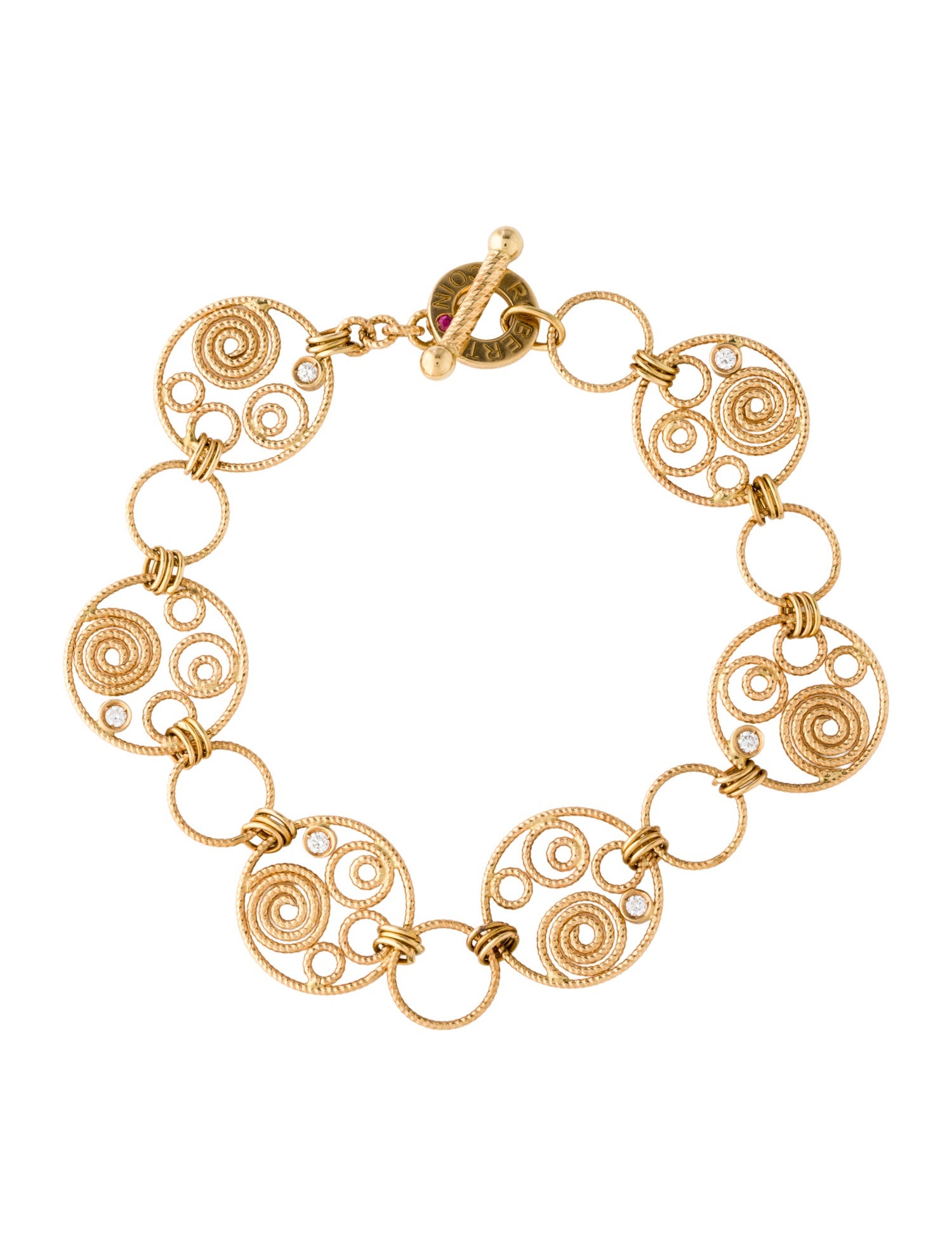 Roberto Coin 18K Diamond Mauresque Bracelet