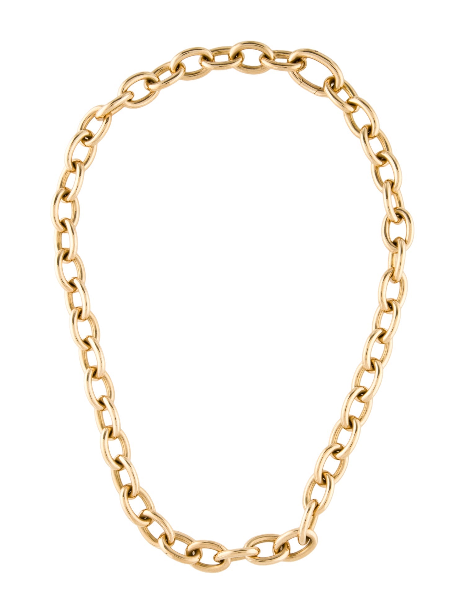 Roberto Coin 18K Oval Link Chain Necklace