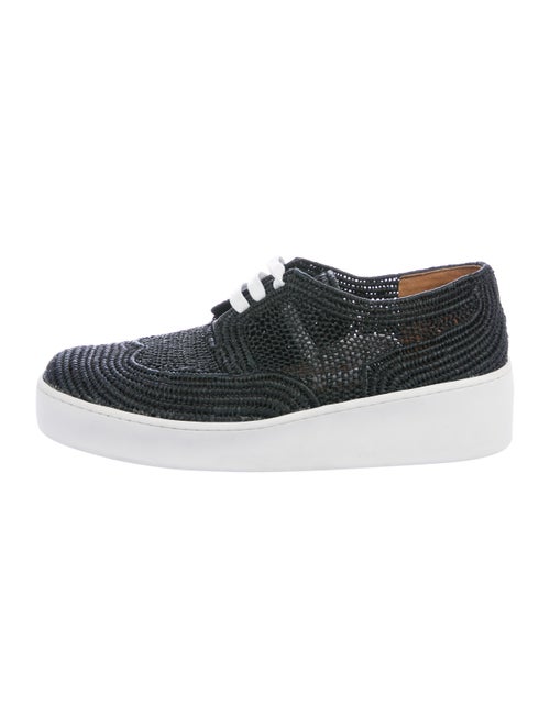 Robert Clergerie Taille Platform Sneakers Black