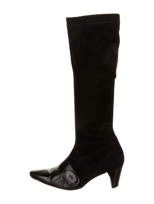 Robert Clergerie Suede Boots Black