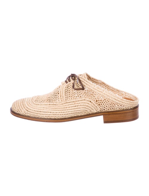 Robert Clergerie Raffia Mules w/ Tags