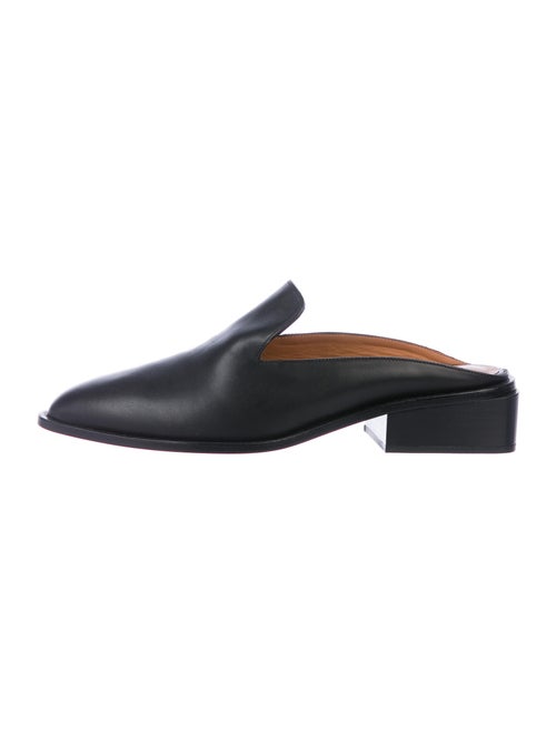 Robert Clergerie Leather Mules Black