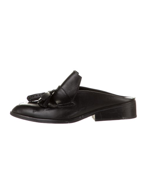 Robert Clergerie Leather Mules Black