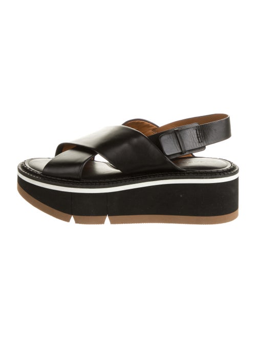 Robert Clergerie Leather Sandals Black