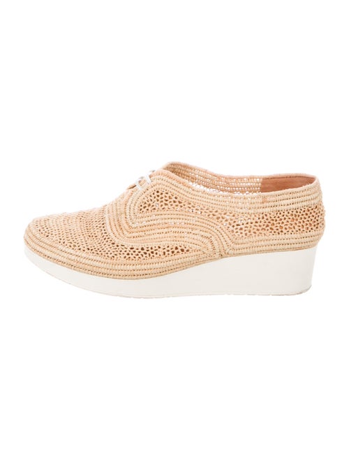 Robert Clergerie Raffia Oxfords