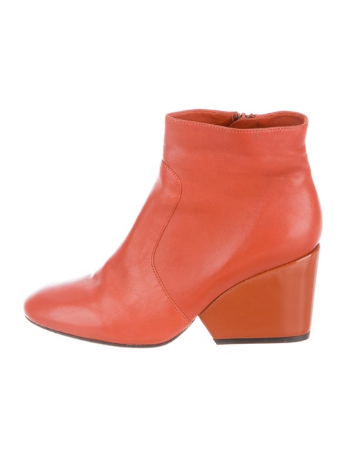 Robert Clergerie Leather Boots Orange