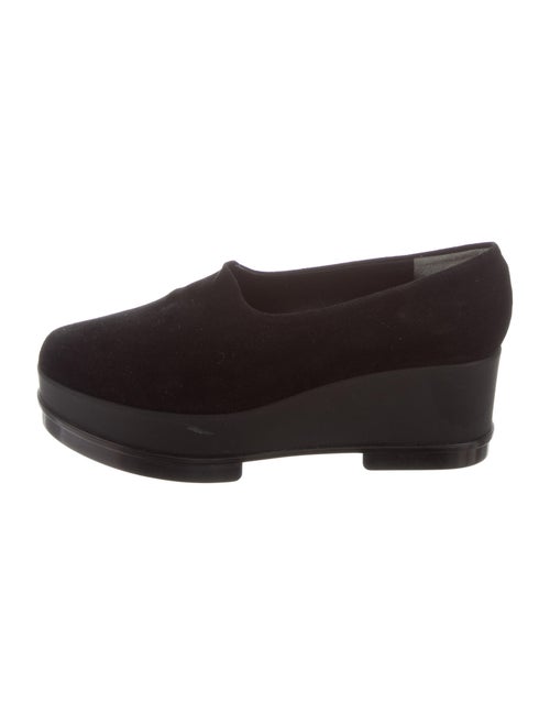 Robert Clergerie Suede Loafers Black