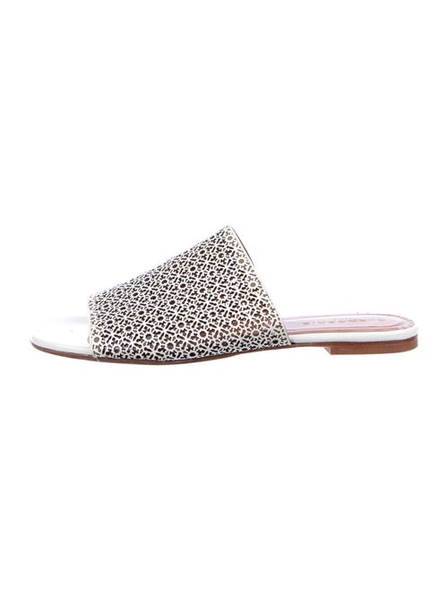 Robert Clergerie Leather Slides