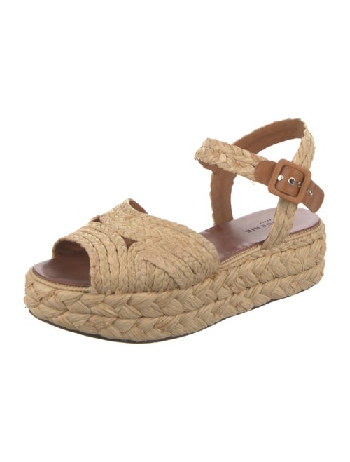 Robert Clergerie Straw Espadrilles