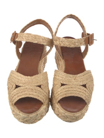 Robert Clergerie Straw Espadrilles