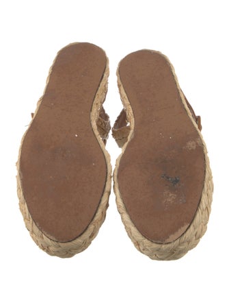 Robert Clergerie Straw Espadrilles