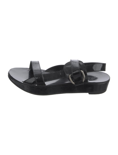 Robert Clergerie Patent Leather Slingback Sandals