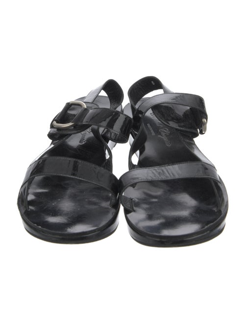 Robert Clergerie Patent Leather Slingback Sandals