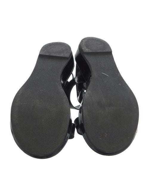 Robert Clergerie Patent Leather Slingback Sandals