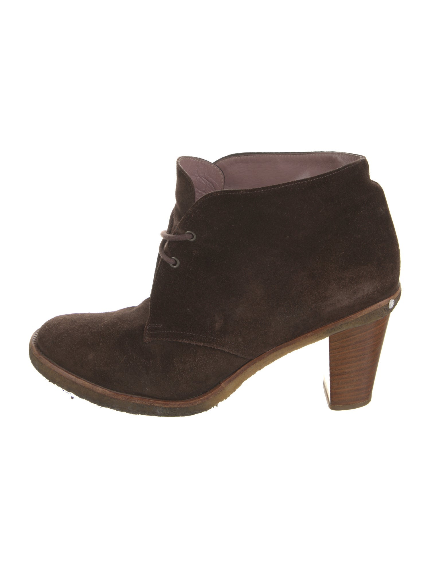 Robert Clergerie Suede Lace-Up Boots