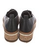 Robert Clergerie Leather Animal Print Espadrilles