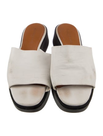 Robert Clergerie Leather Slides