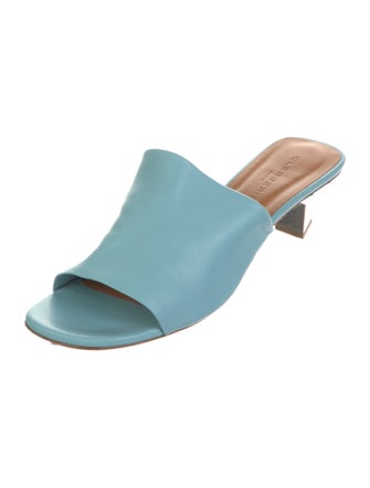 Robert Clergerie Leather Slides